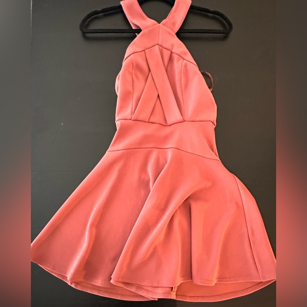 Topshop halter dress